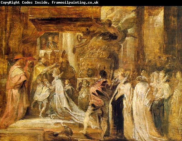 Peter Paul Rubens The Coronation of Marie de Medici
